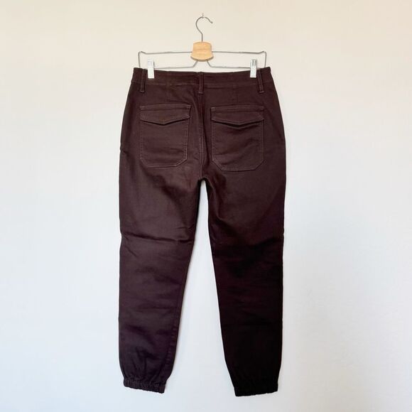 CAbi Womens Compass Pant #4514 Dark Chocolate Brown Ankle Zip Jogger Size 6 - Picture 4 of 9